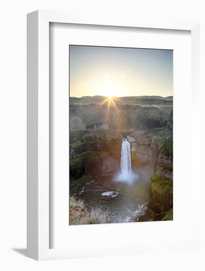 Washington State, Palouse Falls State Park, Palouse Falls, sunrise-Jamie & Judy Wild-Framed Photographic Print