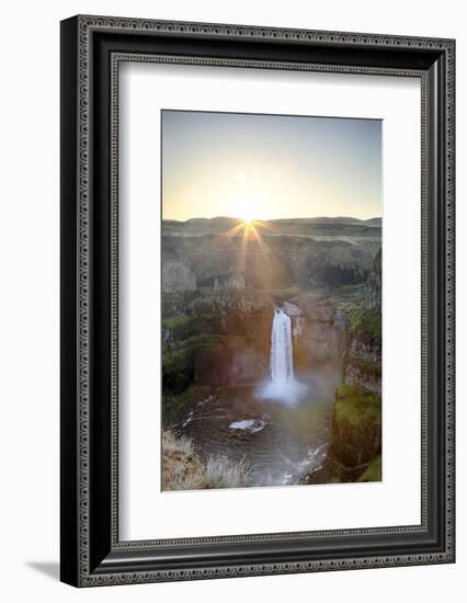 Washington State, Palouse Falls State Park, Palouse Falls, sunrise-Jamie & Judy Wild-Framed Photographic Print