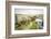 Washington State, Palouse, Whitman County. Pioneer Stock Farm, Cows at Pasture Gate-Alison Jones-Framed Photographic Print