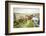 Washington State, Palouse, Whitman County. Pioneer Stock Farm, Cows at Pasture Gate-Alison Jones-Framed Photographic Print