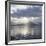 Washington State, Seabeck. Composite of God Rays over Hood Canal-Don Paulson-Framed Giclee Print
