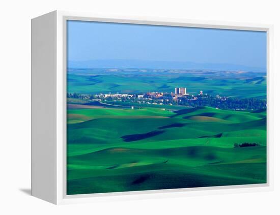 Washington State University Campus, Kamiak Butte, Washington, USA-Charles Sleicher-Framed Premier Image Canvas