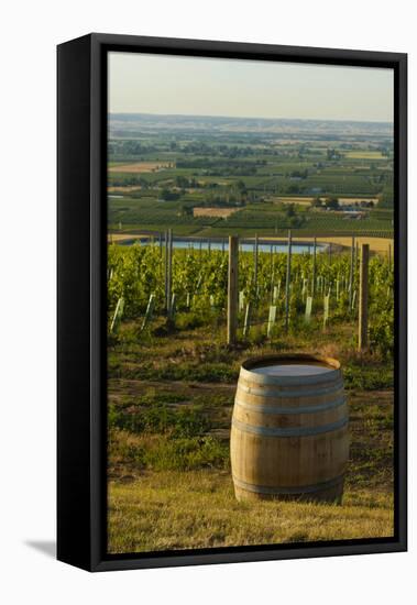 Washington State, Walla Walla. Vineyard Overlooking the Valley-Richard Duval-Framed Premier Image Canvas