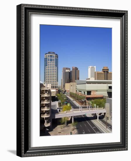 Washington Street and Skyline, Phoenix, Arizona, United States of America, North America-Richard Cummins-Framed Photographic Print