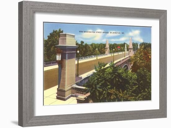 Washington Street Bridge, Wilmington, Delaware-null-Framed Art Print