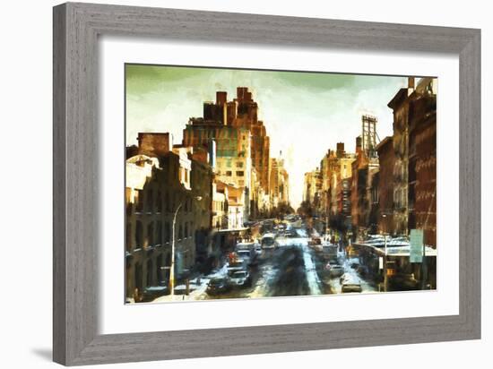 Washington Street in Manhattan-Philippe Hugonnard-Framed Giclee Print