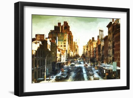 Washington Street in Manhattan-Philippe Hugonnard-Framed Giclee Print