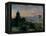 Washington Street, Indianapolis At Dusk-Theodor Groll-Framed Premier Image Canvas