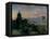 Washington Street, Indianapolis At Dusk-Theodor Groll-Framed Premier Image Canvas