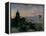 Washington Street, Indianapolis At Dusk-Theodor Groll-Framed Premier Image Canvas