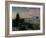 Washington Street, Indianapolis At Dusk-Theodor Groll-Framed Giclee Print