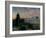 Washington Street, Indianapolis At Dusk-Theodor Groll-Framed Giclee Print