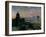 Washington Street, Indianapolis At Dusk-Theodor Groll-Framed Giclee Print