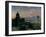 Washington Street, Indianapolis At Dusk-Theodor Groll-Framed Giclee Print