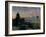 Washington Street, Indianapolis At Dusk-Theodor Groll-Framed Giclee Print