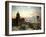 Washington Street, Indianapolis at Dusk-Theodor Groll-Framed Giclee Print