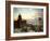 Washington Street, Indianapolis at Dusk-Theodor Groll-Framed Giclee Print