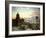 Washington Street, Indianapolis at Dusk-Theodor Groll-Framed Giclee Print