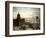 Washington Street, Indianapolis at Dusk-Theodor Groll-Framed Giclee Print