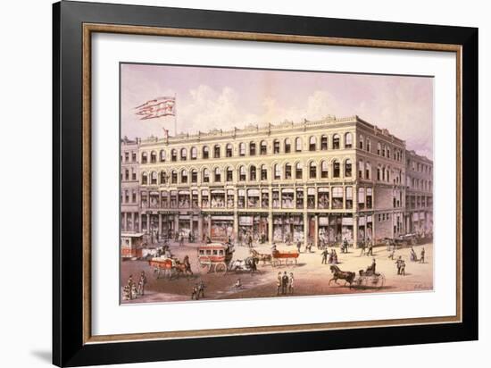 Washington Street-G.A. Klucken-Framed Premium Giclee Print