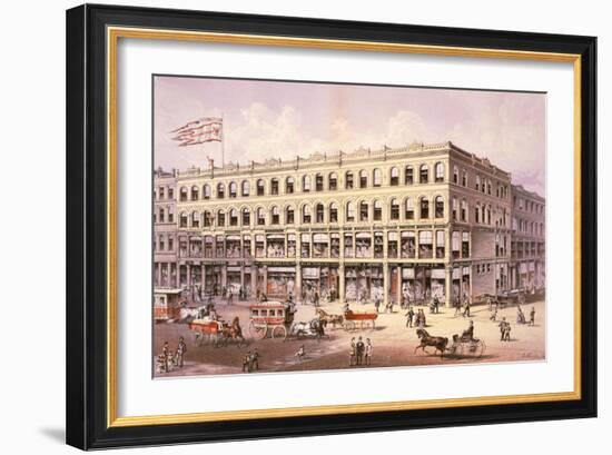 Washington Street-G.A. Klucken-Framed Premium Giclee Print