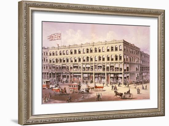 Washington Street-G.A. Klucken-Framed Art Print