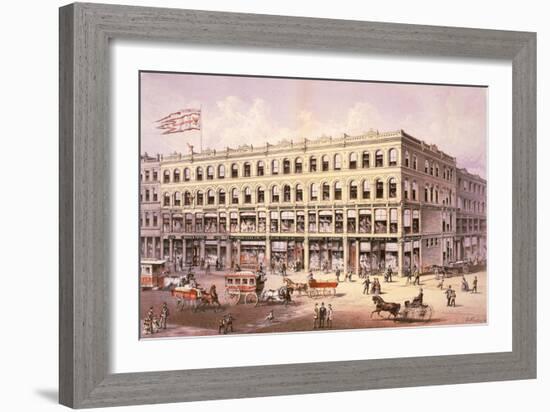 Washington Street-G.A. Klucken-Framed Art Print