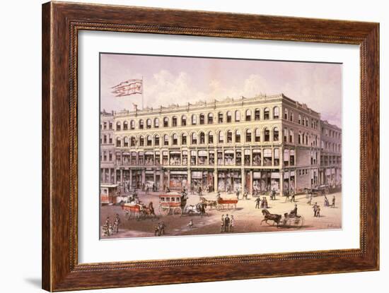 Washington Street-G.A. Klucken-Framed Art Print