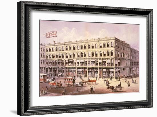 Washington Street-G.A. Klucken-Framed Art Print