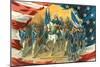 Washington Taking Command of the Army-null-Mounted Art Print