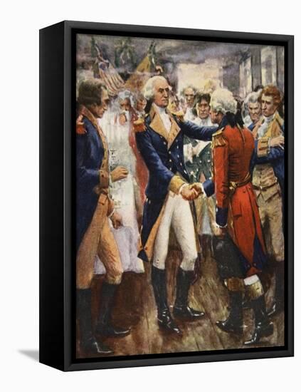 Washington Taking Leave of His Officers-Arthur C. Michael-Framed Premier Image Canvas