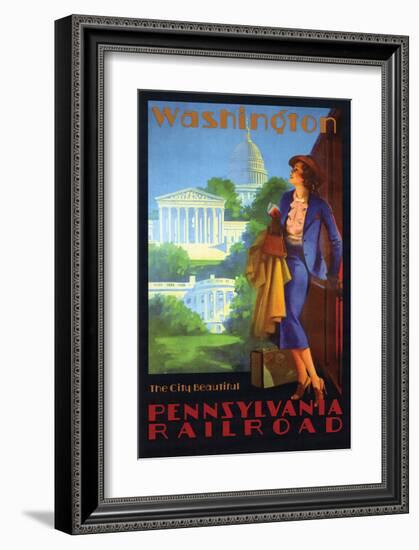 Washington the Beautiful City-null-Framed Art Print