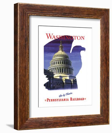 Washington the City Beautiful-null-Framed Premium Giclee Print