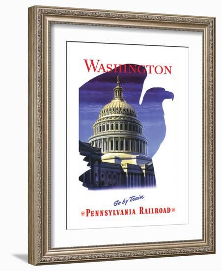 Washington the City Beautiful-null-Framed Art Print