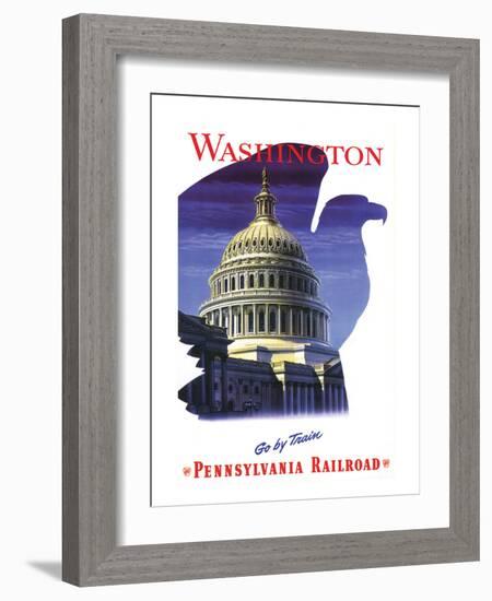 Washington the City Beautiful-null-Framed Art Print