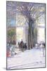 Washington Triumphal Arch in Spring-Childe Hassam-Mounted Art Print