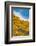 Washington, Vantage Car on Road Through Columbia River Basalt Group-Richard Duval-Framed Photographic Print