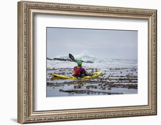 Washington, Woman Sea Kayaker-Gary Luhm-Framed Photographic Print