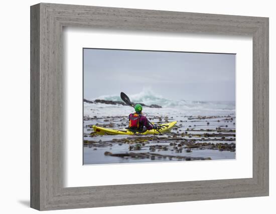 Washington, Woman Sea Kayaker-Gary Luhm-Framed Photographic Print