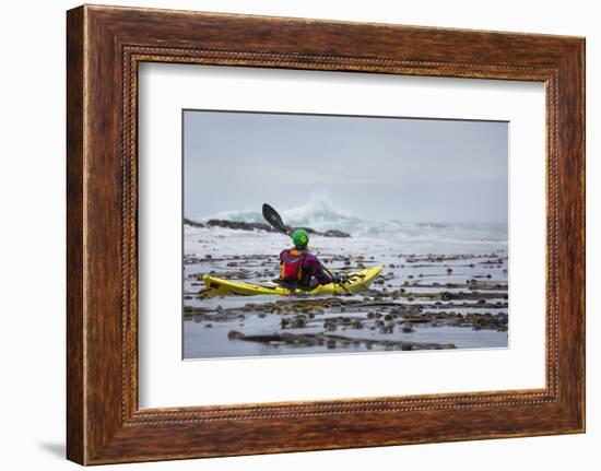 Washington, Woman Sea Kayaker-Gary Luhm-Framed Photographic Print