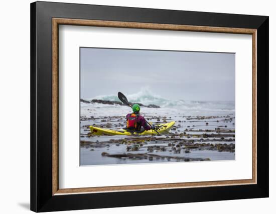 Washington, Woman Sea Kayaker-Gary Luhm-Framed Photographic Print