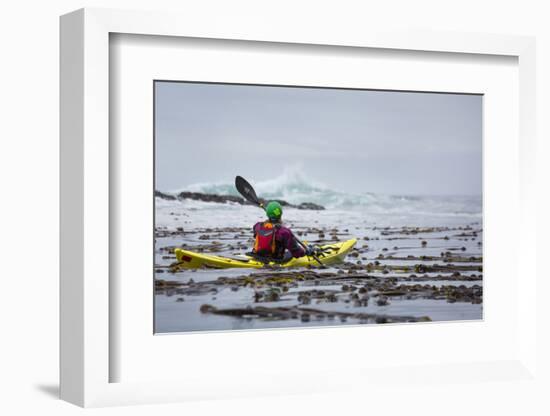 Washington, Woman Sea Kayaker-Gary Luhm-Framed Photographic Print