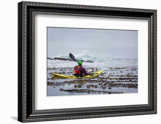 Washington, Woman Sea Kayaker-Gary Luhm-Framed Photographic Print