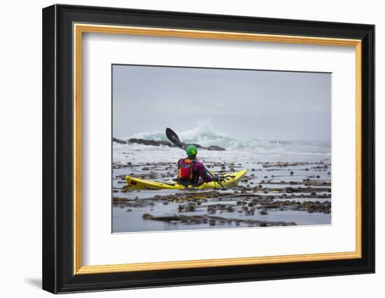 Washington, Woman Sea Kayaker-Gary Luhm-Framed Photographic Print