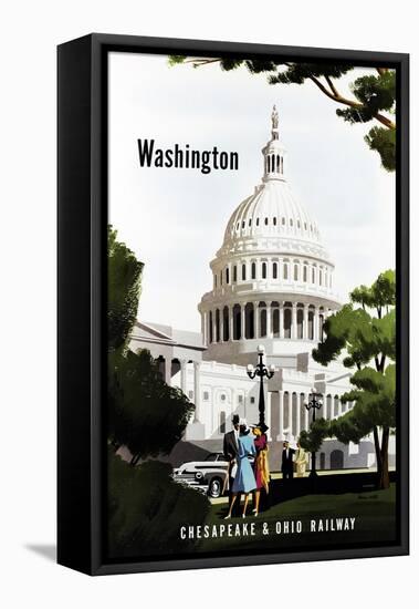 Washington-Bern Hill-Framed Premier Image Canvas
