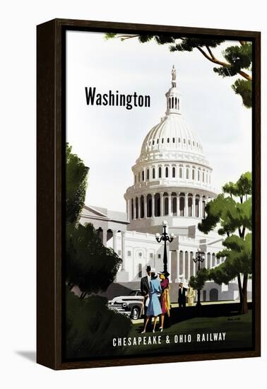 Washington-Bern Hill-Framed Premier Image Canvas