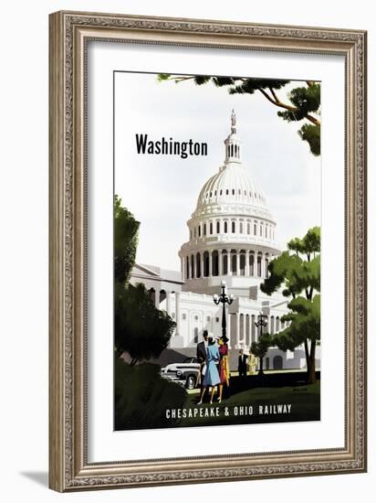 Washington-Bern Hill-Framed Giclee Print