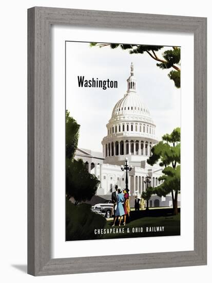 Washington-Bern Hill-Framed Giclee Print