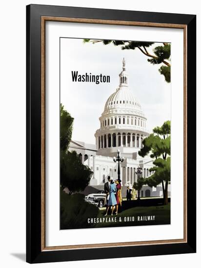 Washington-Bern Hill-Framed Giclee Print