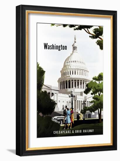 Washington-Bern Hill-Framed Giclee Print